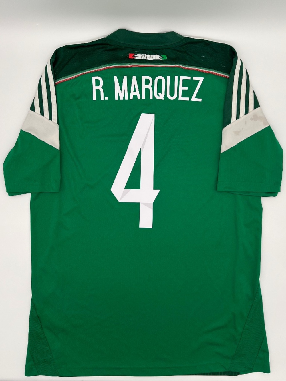 Mexico 2014/2015 Home R. Marquez #4 Authentic Adidas Jersey M Men Green
